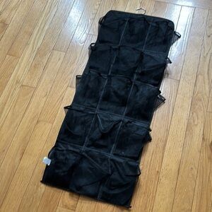 Black Mesh Hanging Shoe Closet Organizer (Double-Sided; fits 30 pairs of shoes!!